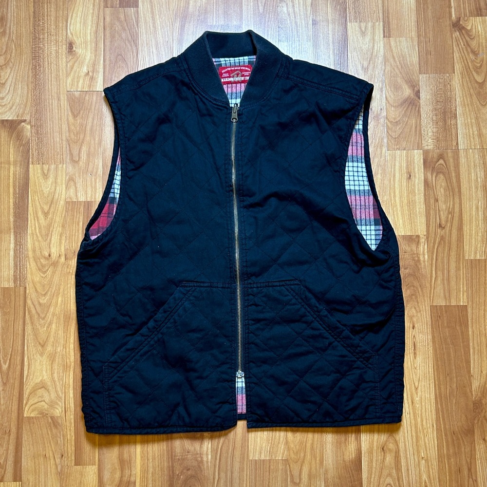 Vintage Marlboro Country Store Chore Jacket Removable Reversible Vest Medium - Picture 5 of 16